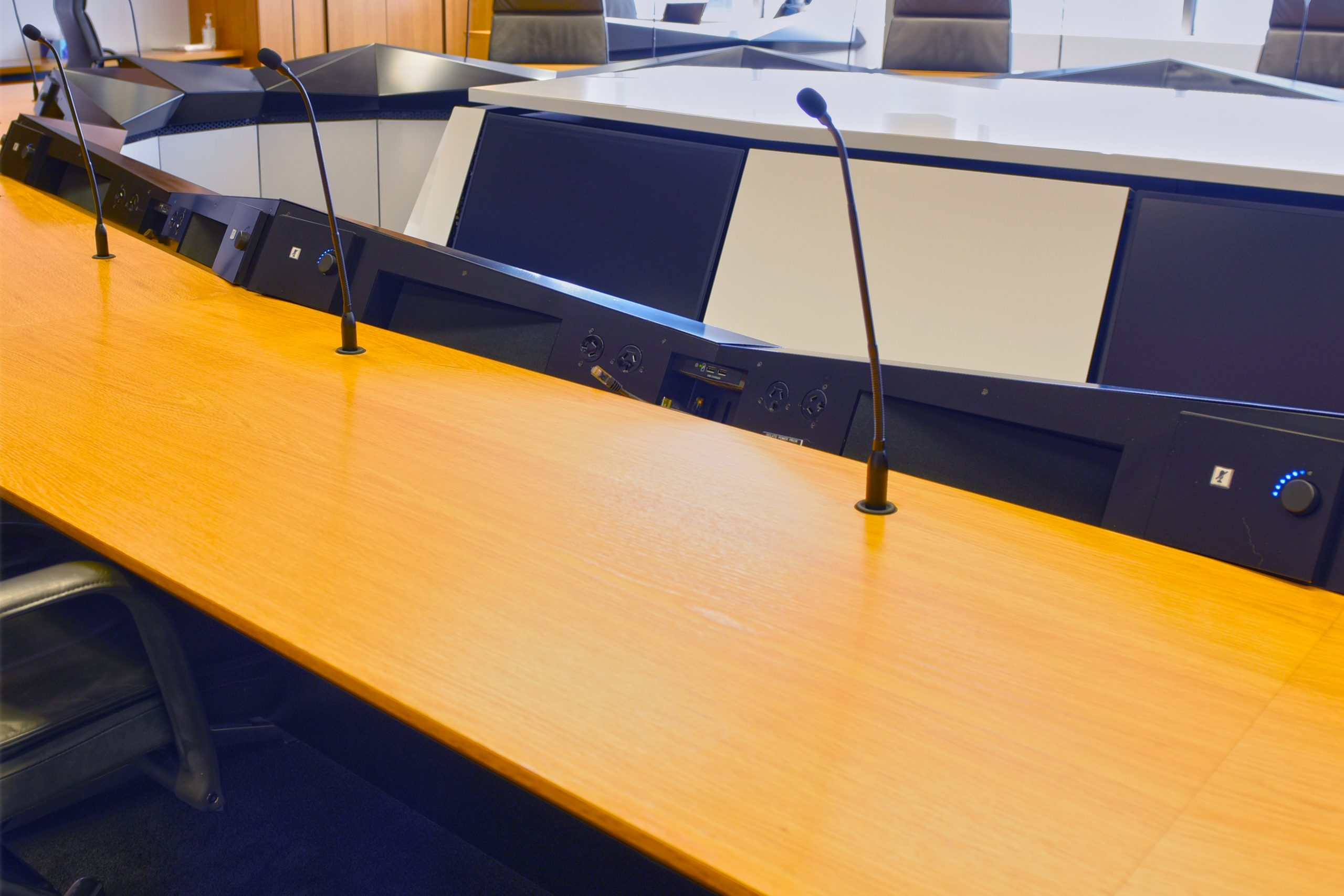 Executive Conference Room Comm. Table - Controls